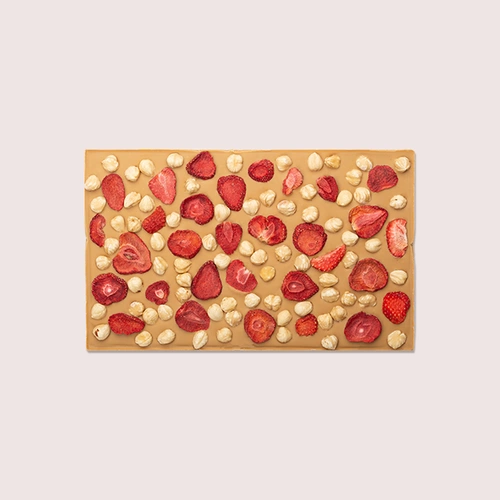 Product image White Caramel Chocolate with Hazelnut & Strowberry, 700g, vendor code: 3358