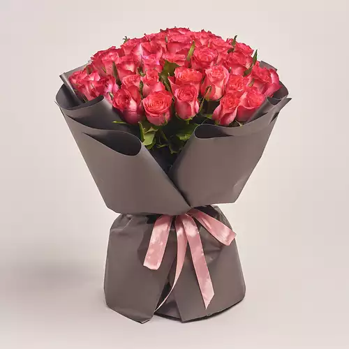 Product image Bouquet of 51 Roses Nicolette, packaging: 
Graphite, vendor code: 3365