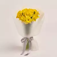 Букет 15 Желтых Нарцисcов