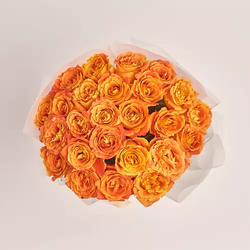 Product image Bouquet of 25 Roses Silantoi, packaging: Transparent, vendor code: 3372