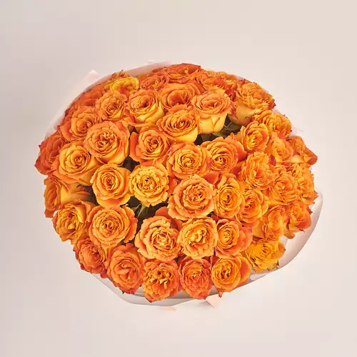 Product image Bouquet of 51 Roses Silantoi, packaging: White, vendor code: 3373