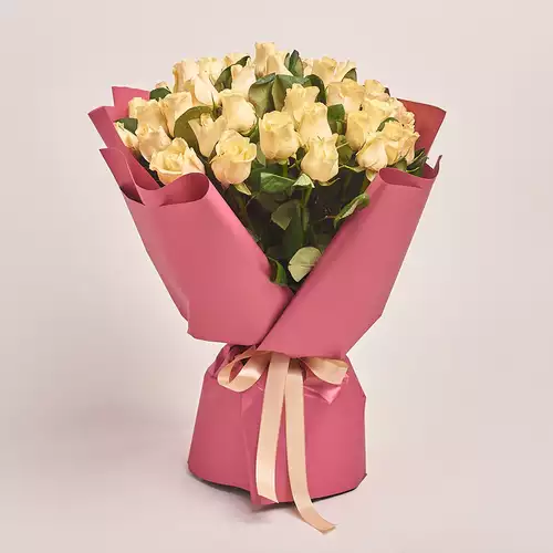 Product image Bouquet of 51 Roses Pearl Takazzi, packaging: Coral, vendor code: 3389