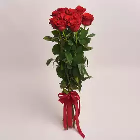 Букет 11 Красных роз Фридом 100 см