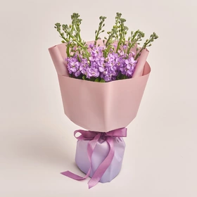 Bouquet of 15 Matthioles Lavender