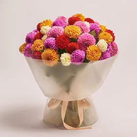 Bouquet of 51 Dahlias Mix