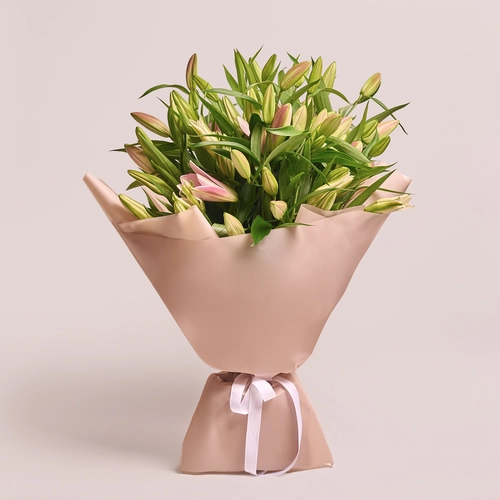 Product image Bouquet of 15 Lilies Mix, packaging: Powder, vendor code: 3551