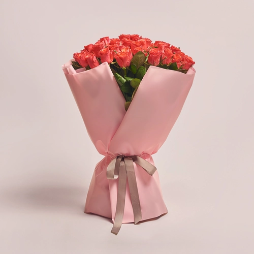 Product image Bouquet of 51 Roses Pink Tacazzi, packaging: Pink, vendor code: 3558