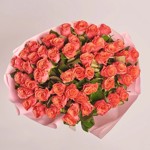 Product image Bouquet of 51 Roses Pink Tacazzi, packaging: Pink, vendor code: 3558