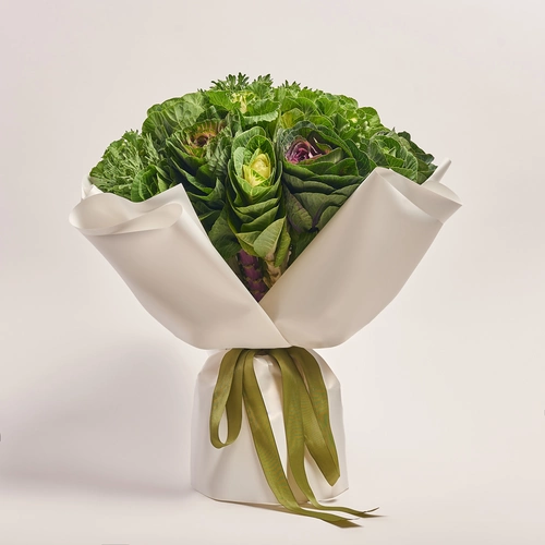 Product image Bouquet of 25 Brassik Mix, packaging: White, vendor code: 3609