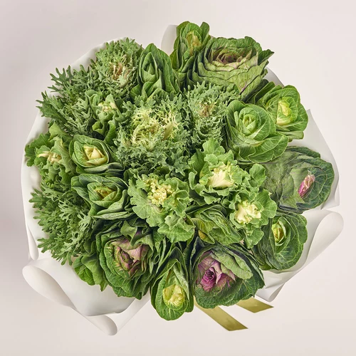 Product image Bouquet of 25 Brassik Mix, packaging: White, vendor code: 3609