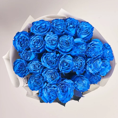 Product image Bouquet 25 Blue Rose, packaging: Newspaper, vendor code: 3611