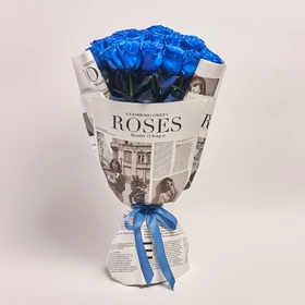 Bouquet 25 Blue Rose