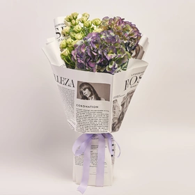 Bouquet Duo with Hydrangeas and Spray roses