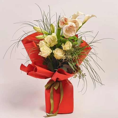 Product image Bouquet 738, packaging: Red, vendor code: 3654