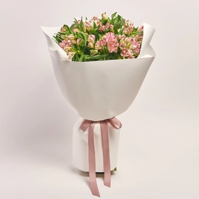 Bouquet of 25 pink Alstroemerias