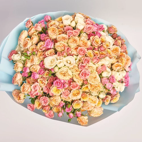 Product image Bouquet 51 Rose mix Spray, packaging: Blue, vendor code: 3665