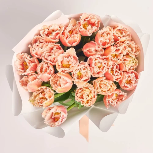 Product image 25 Pink and white double tulips, packaging: White, vendor code: 3810