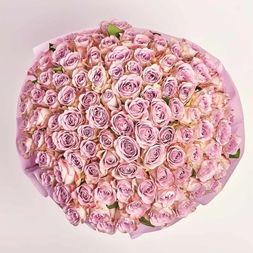 Product image Bouquet 101 Rose Memory Lane, packaging: Purple, vendor code: 3833