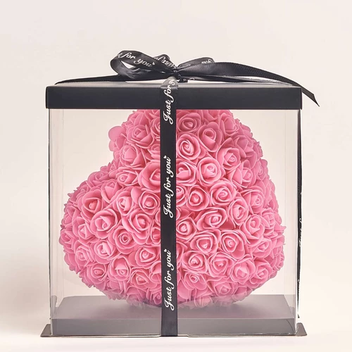 Product image Heart made of pink flowers, vendor code: 3875