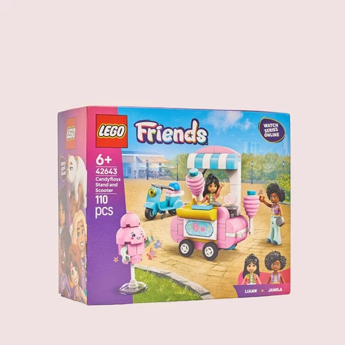 Изображение товара Конструктор LEGO Friends Прилавок со сладкой ватой и скутер, артикул: 3894