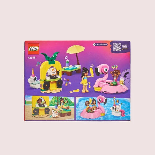 Изображение товара Конструктор LEGO Friends Вечеринка единорога и фламинго у бассейна, артикул: 3899