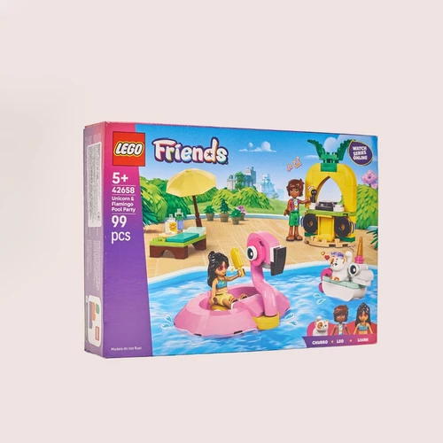 Зображення товару Конструктор LEGO Friends Вечірка єдинорога та фламінго біля басейну, артикул: 3899