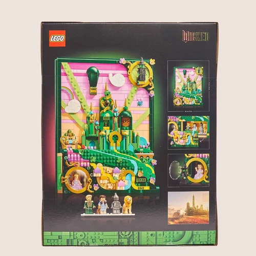 Зображення товару Конструктор LEGO Wicked Смарагдове місто настінний арт, артикул: 3908
