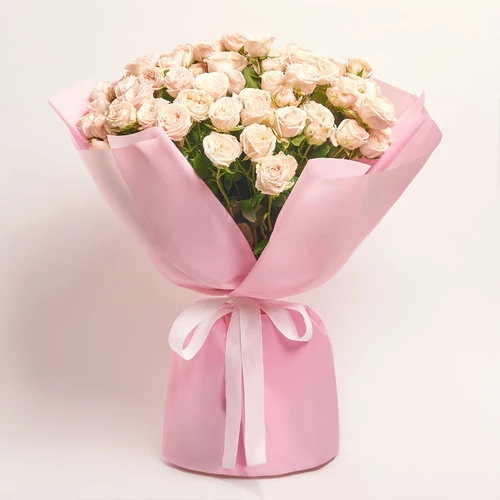 Product image Bouquet of 25 Roses Spray Bombastic, packaging: Pink, vendor code: 4057