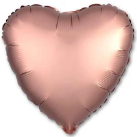 Foil balloon Heart Rose Gold 