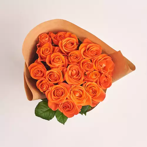 Зображення товару Букет 19 Троянд Вау, пакування: Крафт, артикул: 2387