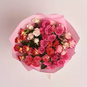 Букет 7 Спрей троянд Мікс