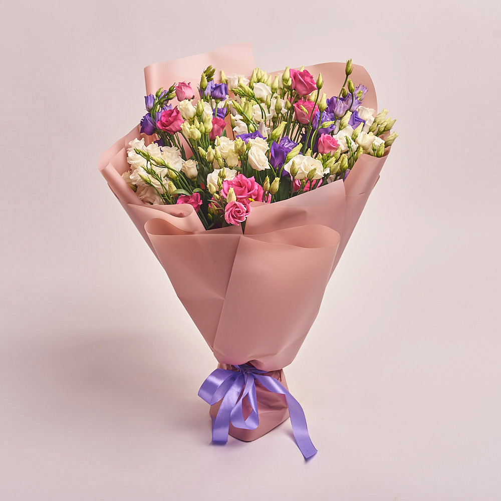 Зображення товару Букет 15 Еустом Мікс, артикул: 2620