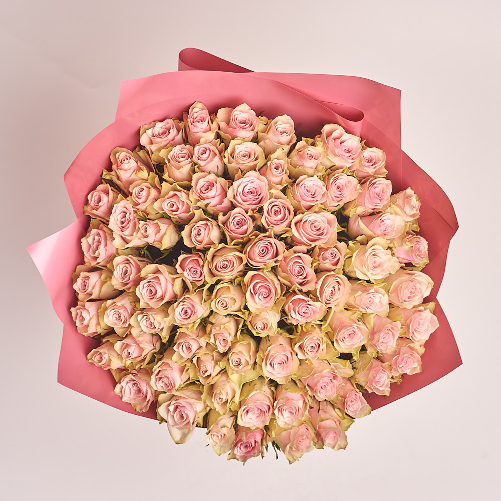 Изображение товара Букет 75 Роз Пинк Атена, артикул: 2699