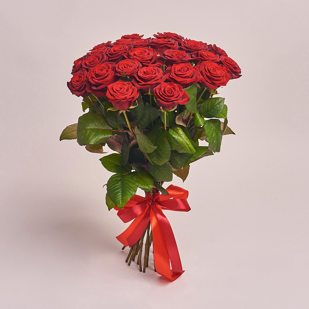 Product image Bouquet of 25 Red Roses Grand Prix, vendor code: 2057