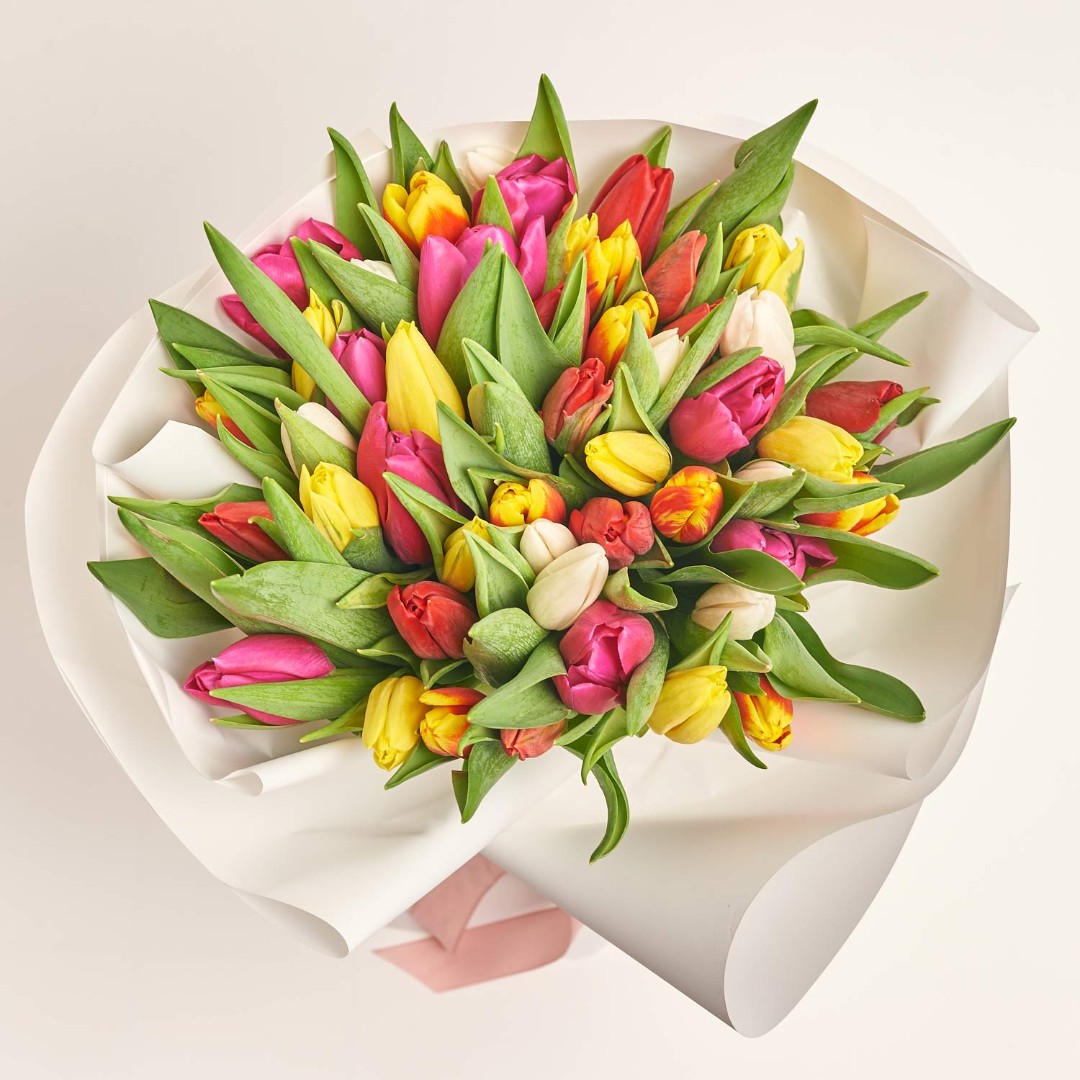 Product image Bouquet 51 Tulip Мix, vendor code: 2299