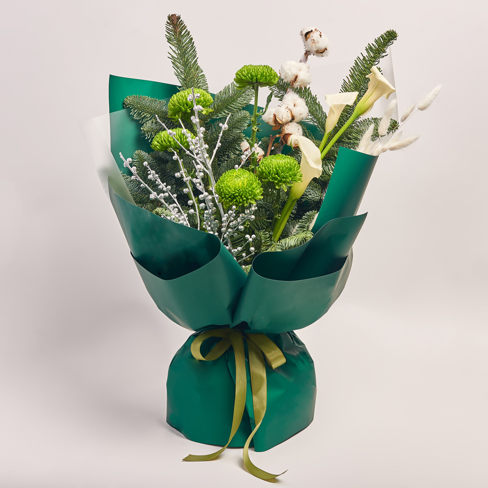 Product image Christmas Bouquet #7, packaging: Green, vendor code: 2941