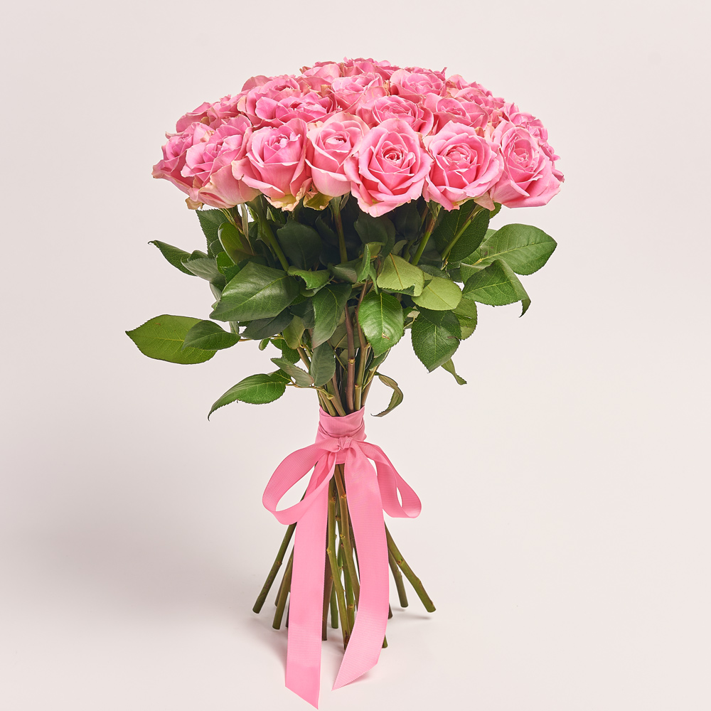 Product image Bouquet of 25 Pink Roses, vendor code: 2964