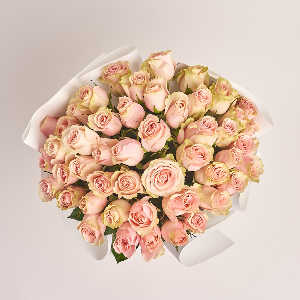 Product image Bouquet of 51 Roses Frutetto, packaging: White, vendor code: 3189