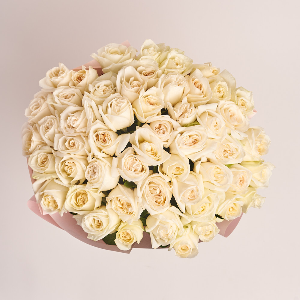 Product image Bouquet of 51 Roses White O'Hara, vendor code: 3198