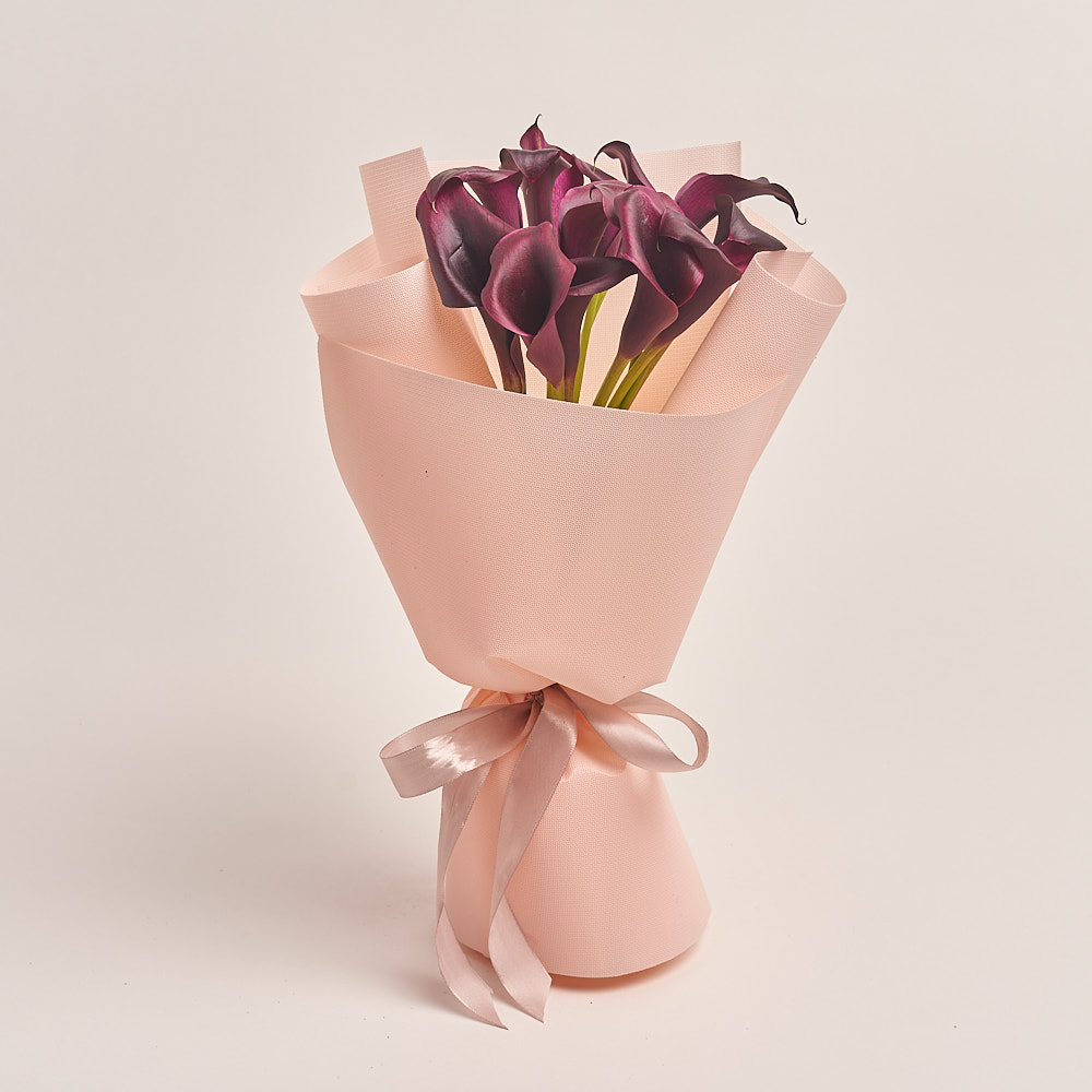 Product image Bouquet of 15 Purple Callas, vendor code: 3467