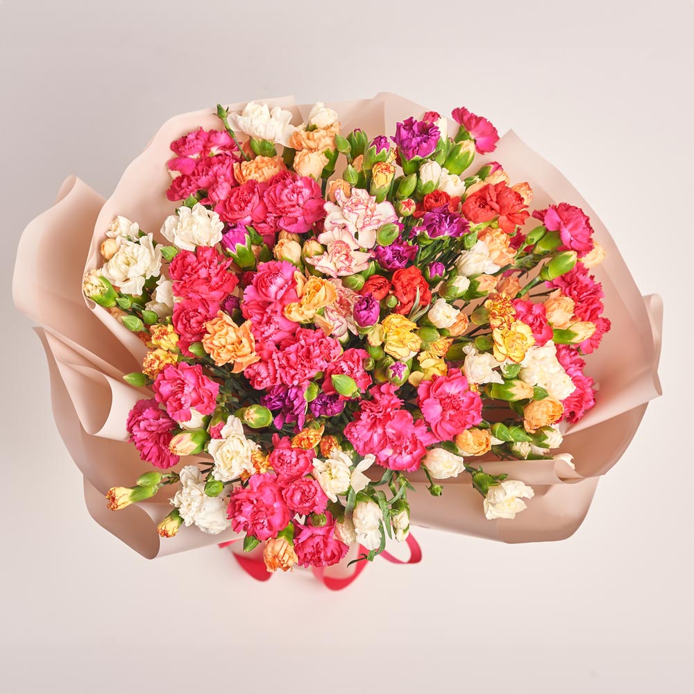 Product image Bouquet 51 Bright Spray Carnation Mix, packaging: Powder, vendor code: 3711