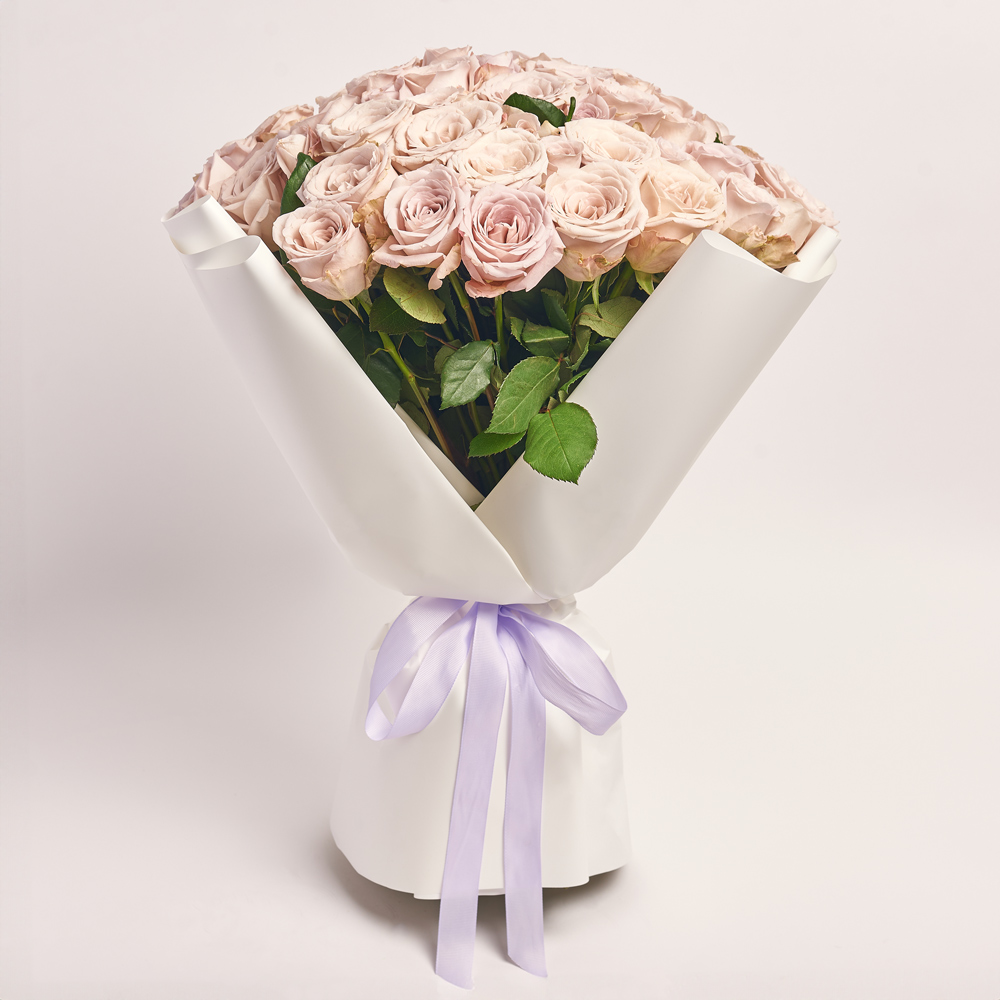 Product image Bouquet 51 Powder Rose, packaging: White, vendor code: 3761