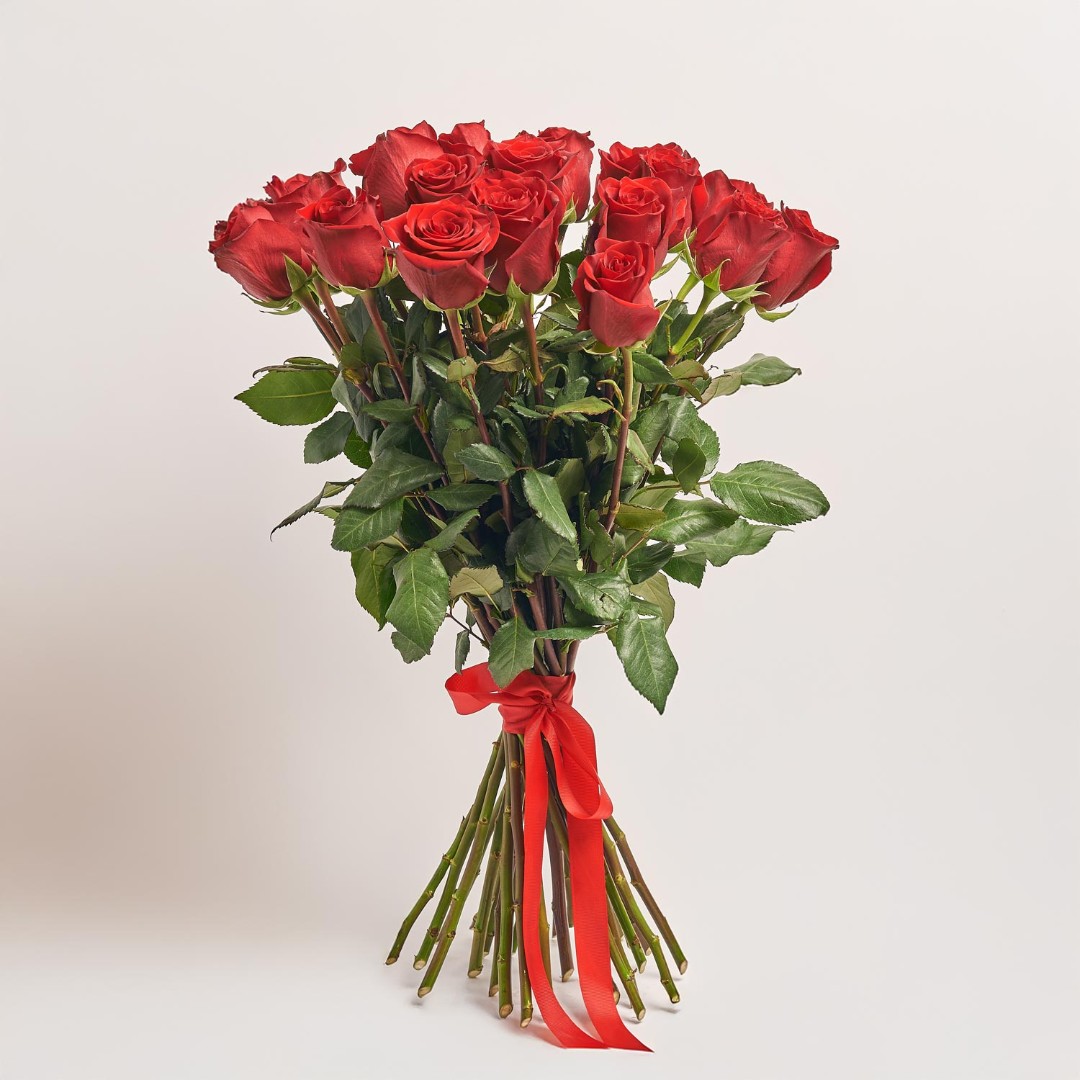 Изображение товара Букет 25 Красных роз Експлорер, артикул: 3840