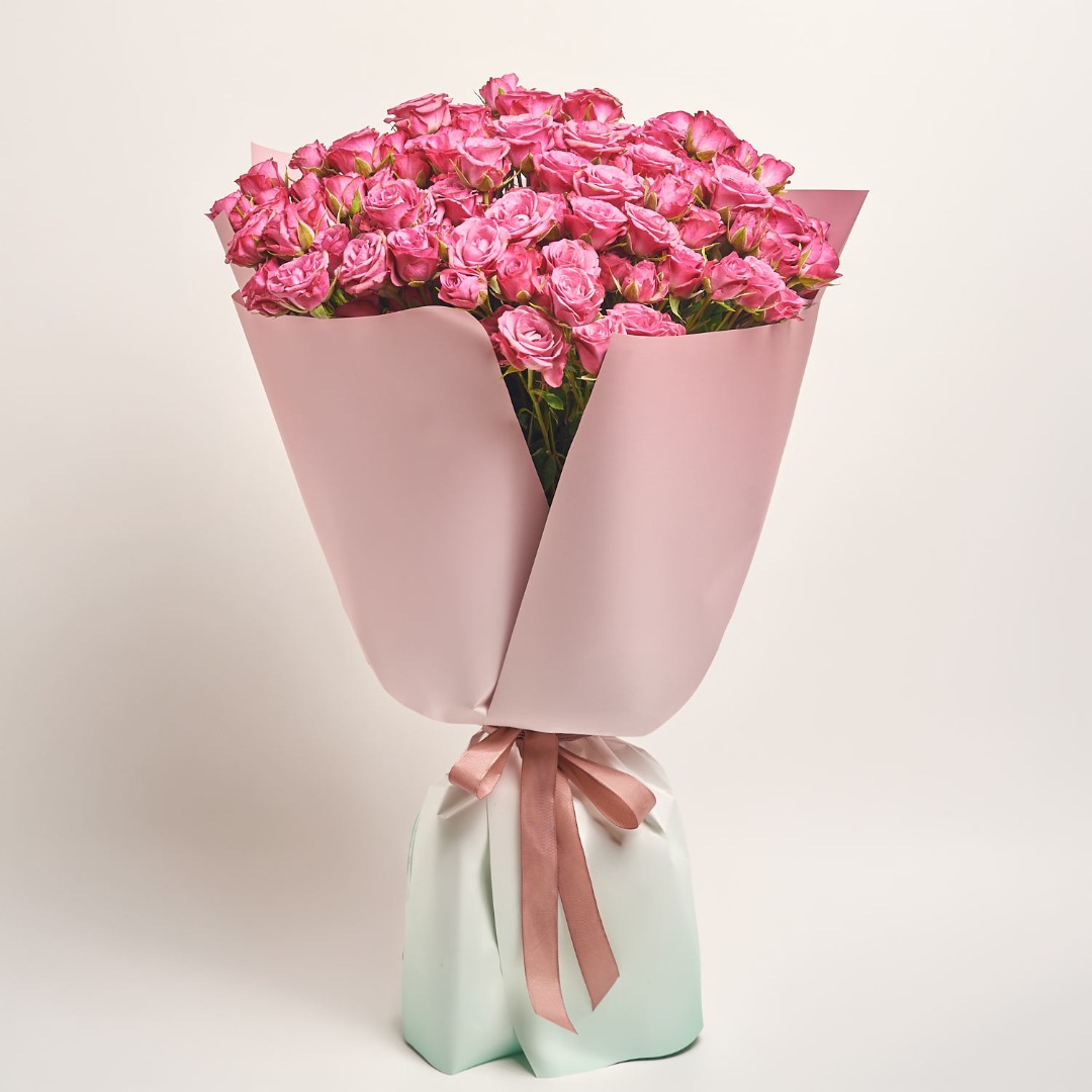 Product image Bouquet of 25 Purple Roses Spray, vendor code: 4058