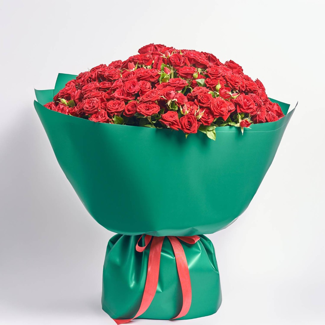 Product image Bouquet of 51 Red Roses Spray, vendor code: 4083