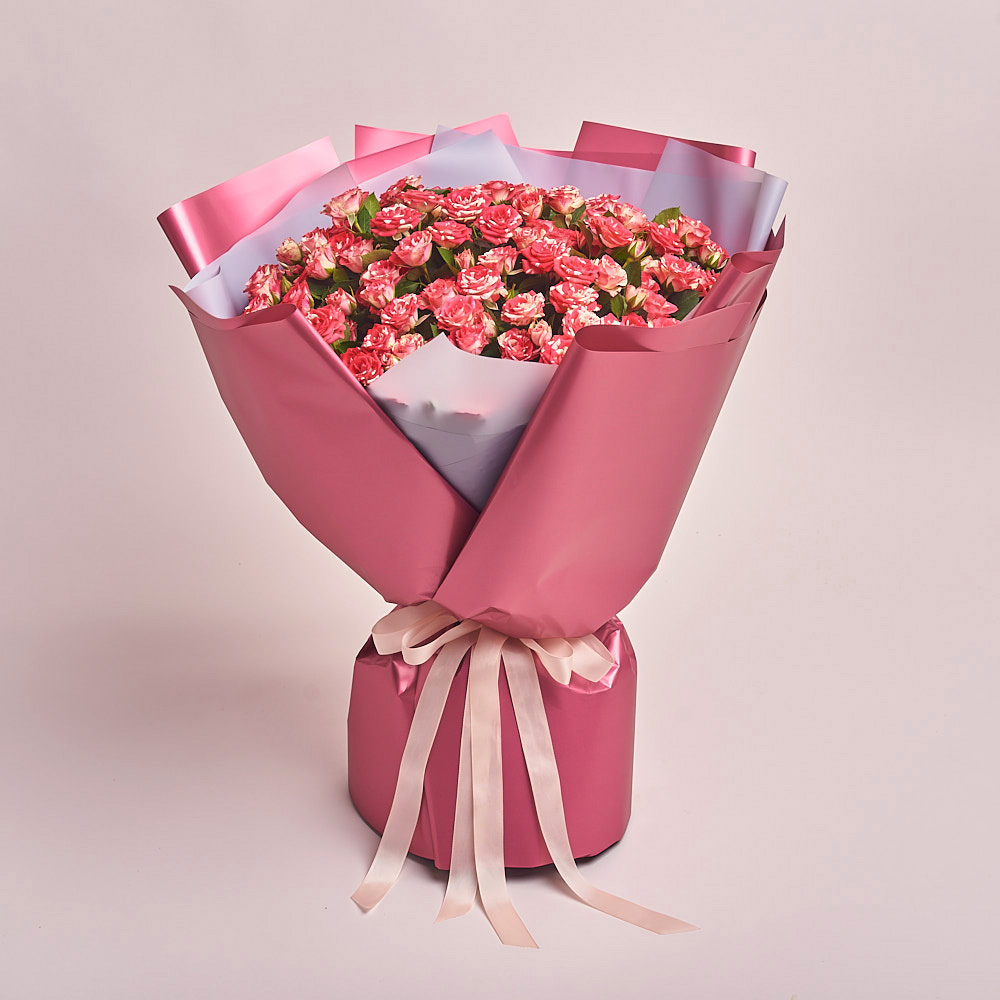 Bouquet of 25 Roses Fireworks in Lviv - order flowers online